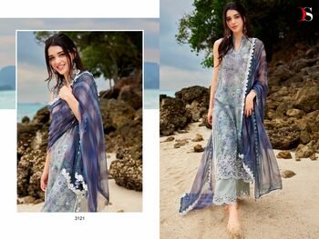 DEEPSY SUITS IMAGE CHIKANKARI 23 NX COTTON PRINT PAKISTANI SUITS AT SURAT