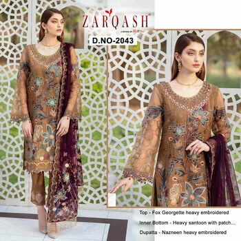 ZARQASH PAKISTANI SUITS HIT COLLECTION