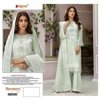 FEPIC ROSEMEEN 1602 SERIES HEAVY PAKISTANI SUITS WHOLESALER SURAT