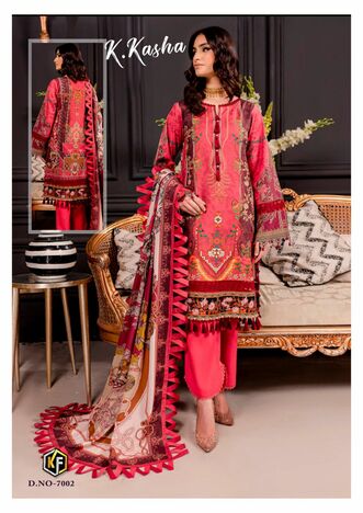 KEVAL FAB K.KASHA VOL 7 SALWAR SUITS CATALOGUE IN SURAT