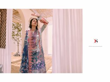 DEEPSY FIRDOUS BLISS LAWN 23 3341-3348 PAKISTANI SUITS DISTRIBUTOR SURAT AT BEST PRICE