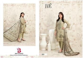 JADE BIN SAEED VOL 2 LAWN COTTON KARACHI SUITS SUPPLIER SURAT