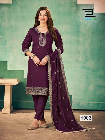 BLUE HILLS FULL MOON HEAVY KARWA CHOUTH KURTIS WHOLESALER