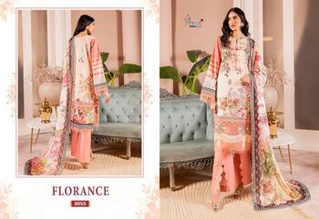 SHREE FABS FLORANCE COTTON PRINT EMBROIDERY PAKISTANI SUITS