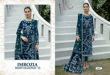 SHREE FABS IMROZIA VELVET COLLECTION 23 PAKISTANI SUITS CATALOGUE