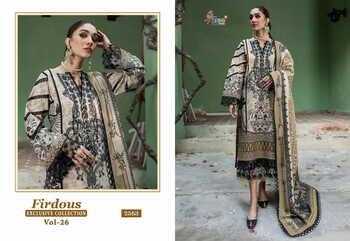 SHREE FABS FIRDOUS EXCLUSIVE COLLECTION VOL 26 2569 TO 2566 SERIES PAKISTANI SUITS