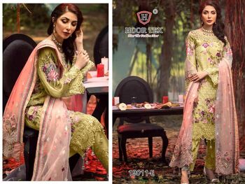 HOOR TEX D.NO 19011 PAKISTANI SUITS LATEST COLLECTION 2021