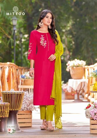 MITTOO RISTA HANDWORK KURTIS ONLINE SUPPLIER SURAT