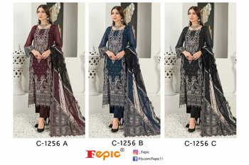 FEPIC ROSEMEEN C 1256 SERIES GEORGETTE PAKISTANI SUITS SURAT