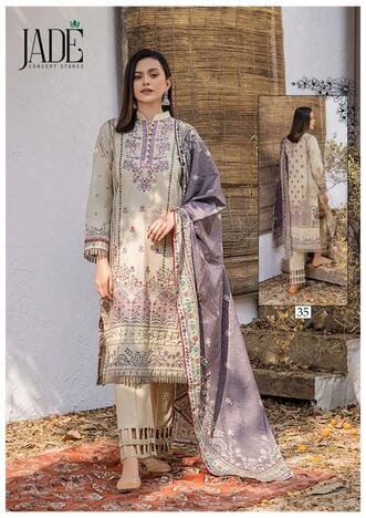 JADE CHEVRON VOL 4 KARACHI SUITS SUPPLIER IN SURAT