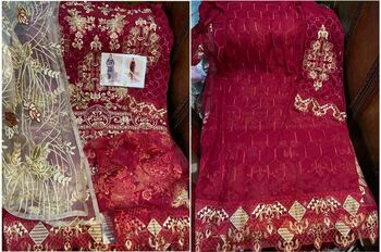 HOOR TEX D.NO 23012 A B C D GEORGETTE PAKISTANI SUITS