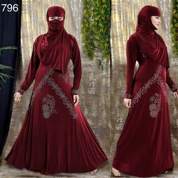 BURQA COLLECTION PEAFOWL VOL 80 FOR WOMENS