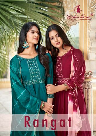 LADIES FLAVOUR RANGAT VISCOSE READYMADE KURTI DISTRIBUTOR IN SURAT