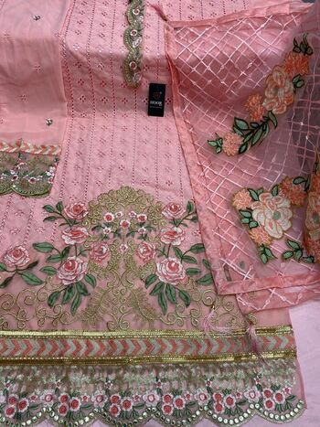 HOOR TEX 23022 A TO G FOX GEORGETTE SALWAR KAMEEZ