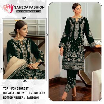 SAHEDA FASHION 121 B C D COLOUR PAKISTANI SUITS