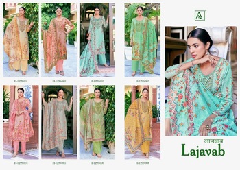 ALOK SUITS LAJAVAB DESIGNER PRINTED SUITS SUPPLIER SURAT