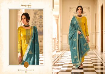 MUMTAZ ARTS JASHN SOFT SILK EMBROIDERY SALWAR SUITS CATALOGUE