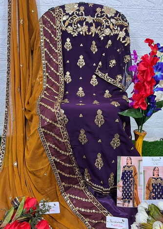 SERENE S 94 COLOURS GEORGETTE EMBRIODERED PAKISTANI SUITS CATALOGUE