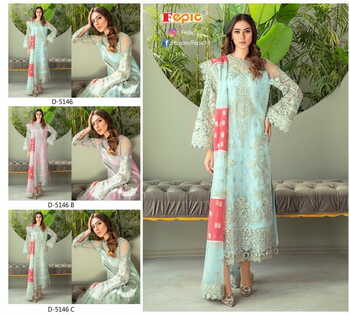 FEPIC ROSEMEEN D NO 5146 PAKISTANI SUITS