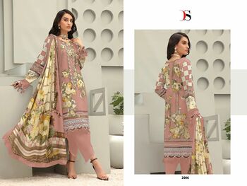 DEEPSY FIRDOUS QUEENS COURT REMIX COTTON EMBROIDERY PAKISTANI SUITS