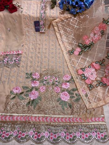 HOOR TEX 23022 A TO G FOX GEORGETTE SALWAR KAMEEZ