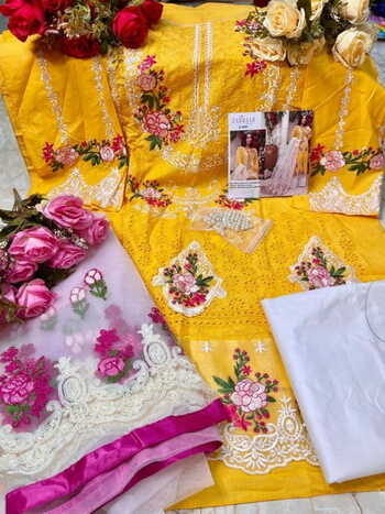 ZARQASH WISTERIA 2061 & 2063 SERIES LAWN COTTON PAKISTANI SUITS