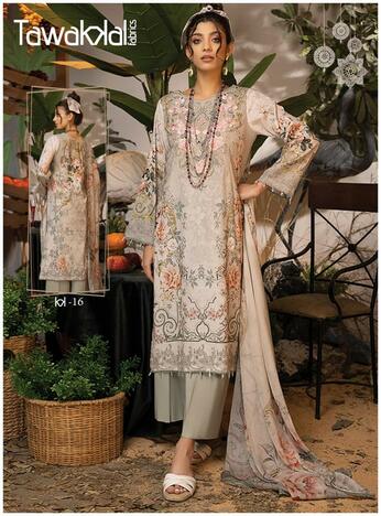 TAWAKKAL FAB MEHROZ VOL 2 LUXURY COTTON KARACHI SUITS COLLECTION 2023