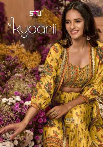 S4U KYAARII TOP PANT WITH JACKET DESIGNER COLLECTION 2023