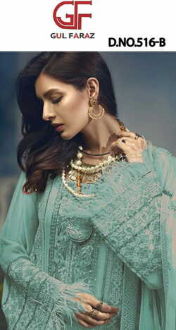 GUL FARAZ 516 SERIES GEORGETTE PAKISTANI SUITS LATEST CATALOGUE