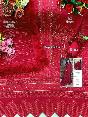 HOORTEX 21027 SERIES COTTON EMBROIDERY PAKISTANI SUITS