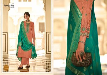 MUMTAZ ARTS JASHN SOFT SILK EMBROIDERY SALWAR SUITS CATALOGUE