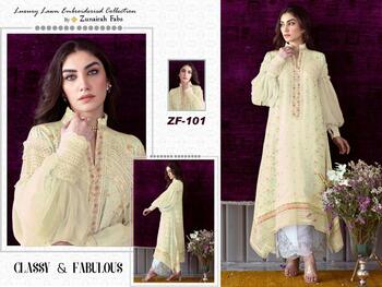 ZUNAIRAH FAB LATEST PAKISTANI SUITS COLLECTION 2022