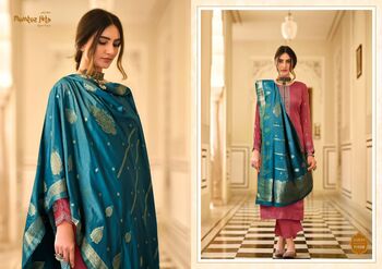 MUMTAZ ARTS JASHN SOFT SILK EMBROIDERY SALWAR SUITS CATALOGUE