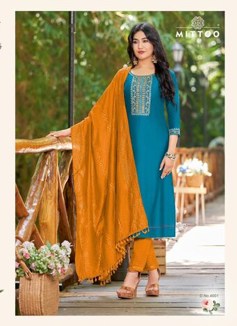 MITTOO RISTA HANDWORK KURTIS ONLINE SUPPLIER SURAT