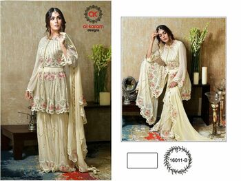 AL KARAM 16011 GEORGETTE PAKISTANI SUITS NEW CATALOGUE