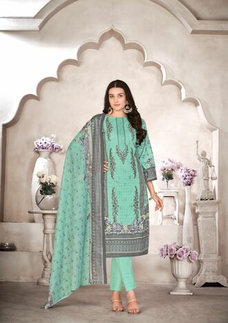 AL KARAM BIN UBAID COTTON KARACHI EMBROIDERED SUITS AT BEST PRICE