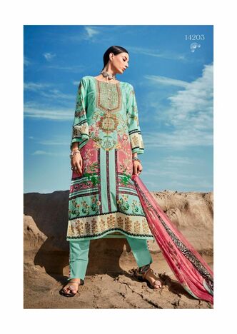 DEEPSY SUITS RUNGREZ 14201 TO 14206 SERIES LAWN COTTON PAKISTANI SUITS