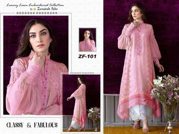 ZUNAIRAH FAB LATEST PAKISTANI SUITS COLLECTION 2022