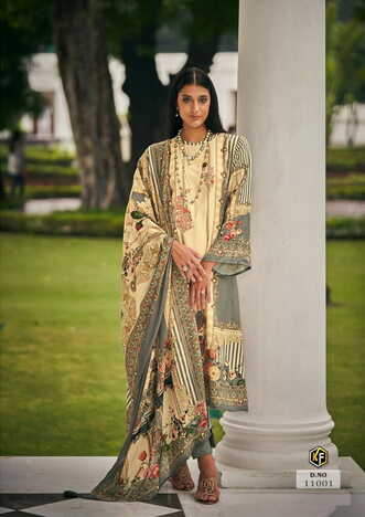 KEVAL FAB RANGREZ VOL 1 CLASSY LUXURY COLLECTION KARACHI SUITS