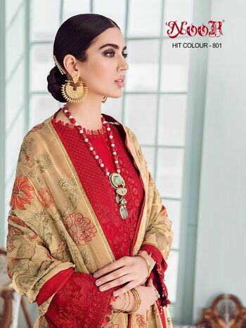 NOOR D.NO 801 PAKISTANI SALWAR KAMEEZ WHOLESALE