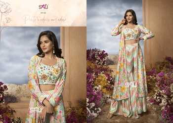 S4U KYAARII TOP PANT WITH JACKET DESIGNER COLLECTION 2023