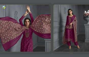 VINAY SILKINA ROYAL CREPE VOL 42 63061 TO 63070 SERIES PRINTED SUITS