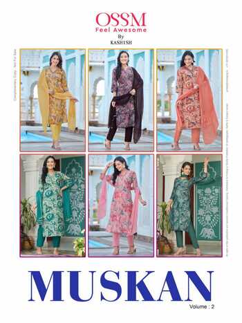 OSSM MUSKAN VOL 2 FANCY KURTIS WHOLESALE PRICE