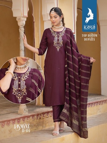 KAYA JASMINE HANDWORK KURTIS ONLINE SUPPLIER 