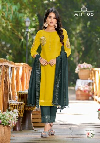 MITTOO RISTA HANDWORK KURTIS ONLINE SUPPLIER SURAT