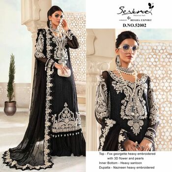 SERENE MARIA B CHIFFONS VOL 2 FOUX GEORGETTE PAKISTANI SUITS