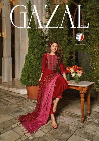 ANJU FABRICS GAZAL VOL 3 READYMADE TOP BOTTOM WITH DUPATTA NEW CATALOGUE