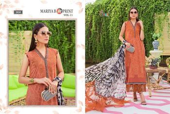 SHREE FABS MARIA B MPRINT VOL 11 COTTON PRINTED PAKISTANI SUITS LATEST CATALOGUE