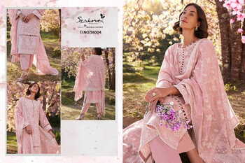 SERENE LAWNKARI LAWN COTTON EMBROIDERY PAKISTANI SUITS WHOLESALER