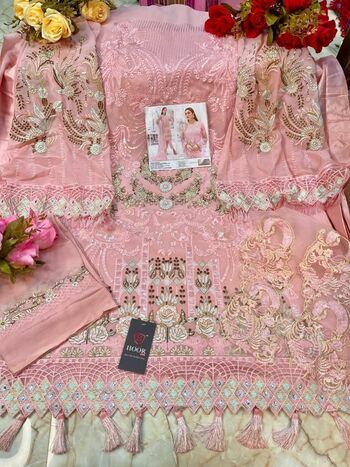 HOORTEX 23016 SERIES GEORGETTE PAKISTANI SUITS WHOLESALE